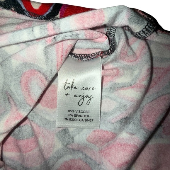 NWOT NIC+ZOE Geo Pane Tank Top Womens Plus 1X Red Multi - Picture 13 of 13